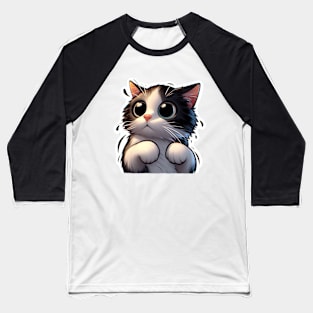 cute cat trembling Baseball T-Shirt